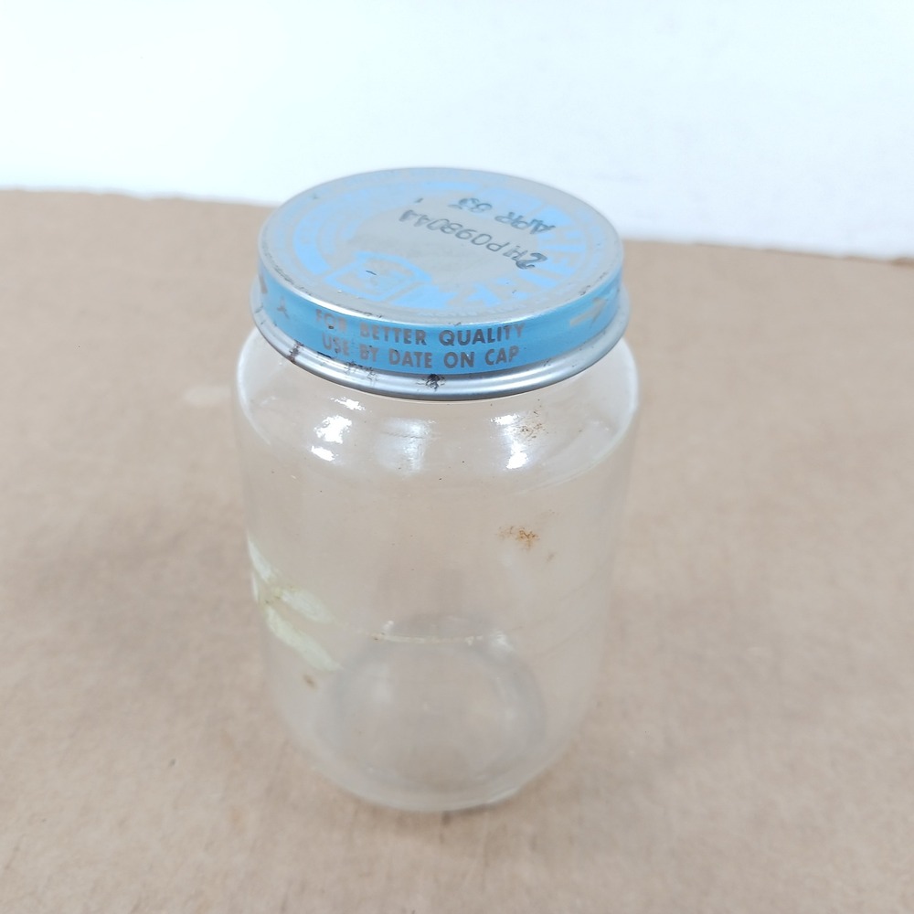 Vintage 1980s Baby Food Jars Lot Heinz Beech-Nut Glass Advertising Prop 3pc - Picture 7 of 16